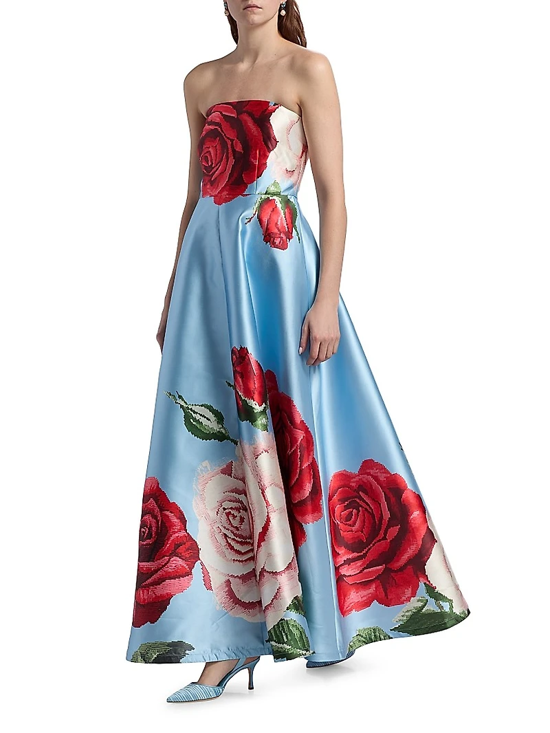 Le Fleur Audrey Strapless Gown