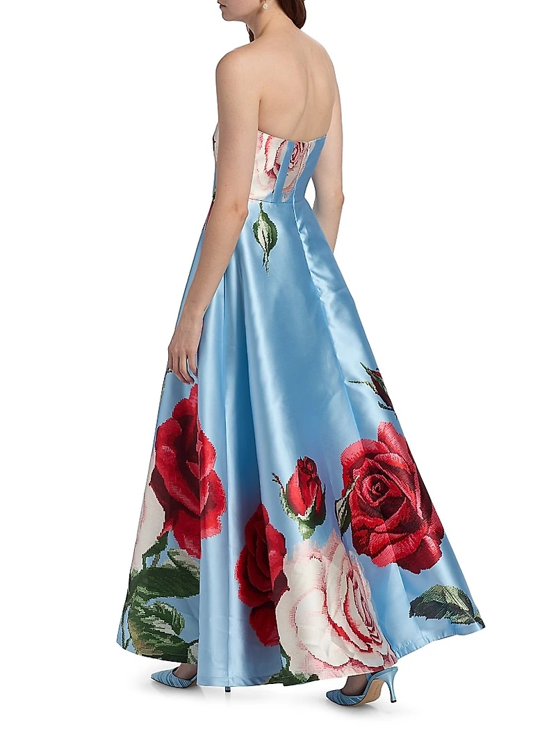 Le Fleur Audrey Strapless Gown