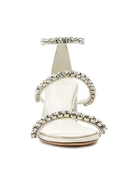 Alexa Crystals Bridal 60MM Leather Sandals