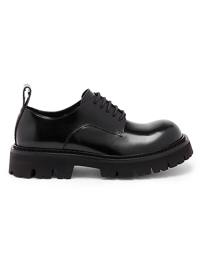 Leather Lug Sole Shoes