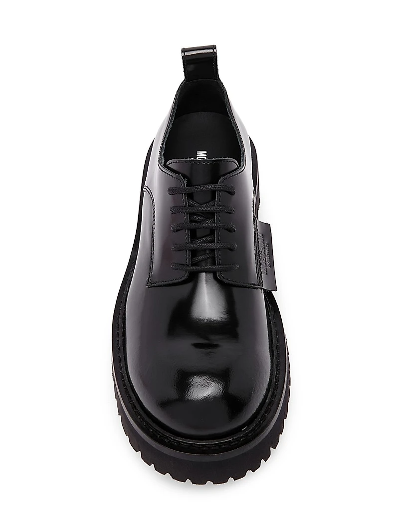 Leather Lug Sole Shoes