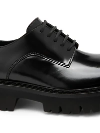 Leather Lug Sole Shoes