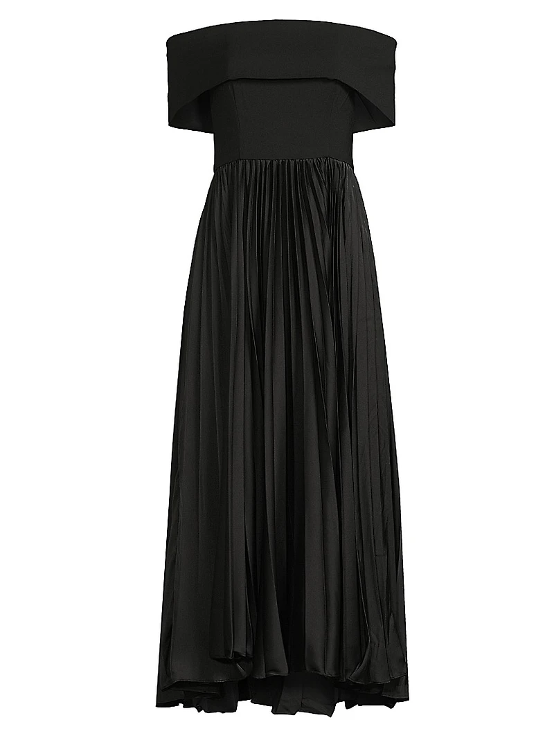 Stockton Off-the-Shoulder Midi-Dress