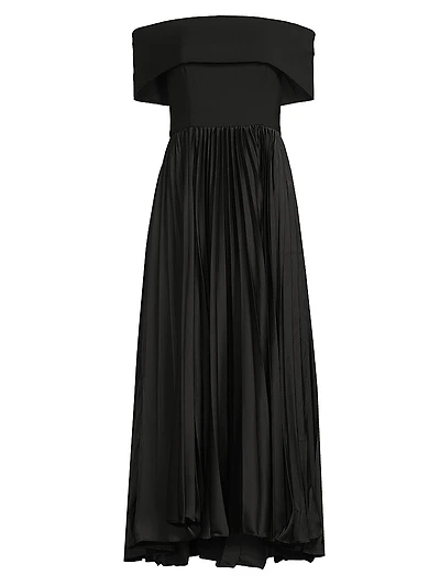 Stockton Off-the-Shoulder Midi-Dress