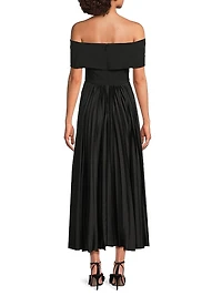 Stockton Off-the-Shoulder Midi-Dress