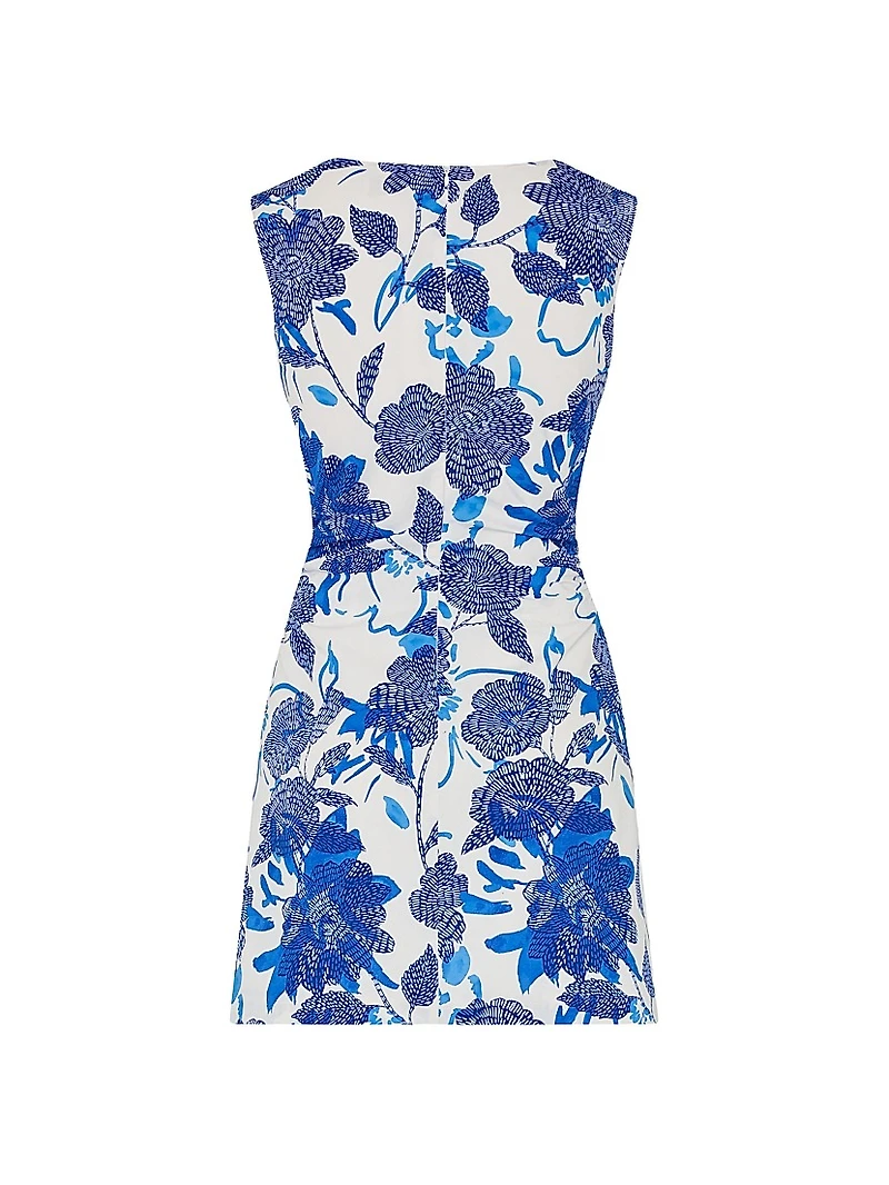 Novella Brushwork Floral Shift Dress