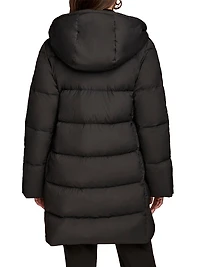 Down Hooded Puffer Coat