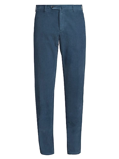Micro Cord Slim Trousers