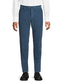 Micro Cord Slim Trousers