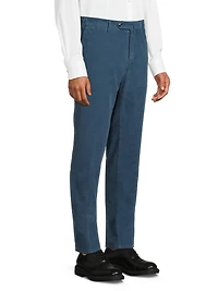 Micro Cord Slim Trousers