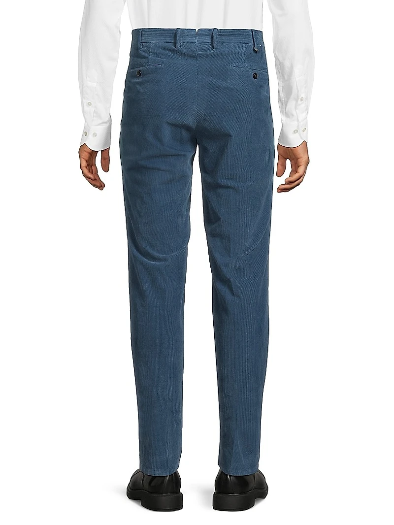 Micro Cord Slim Trousers