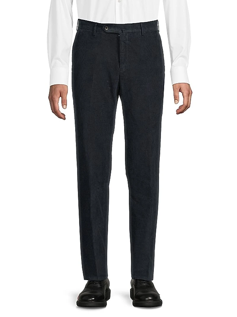 Micro Cord Slim Trousers