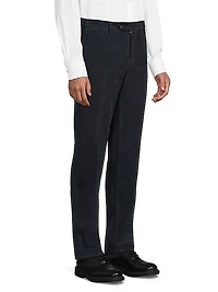 Micro Cord Slim Trousers