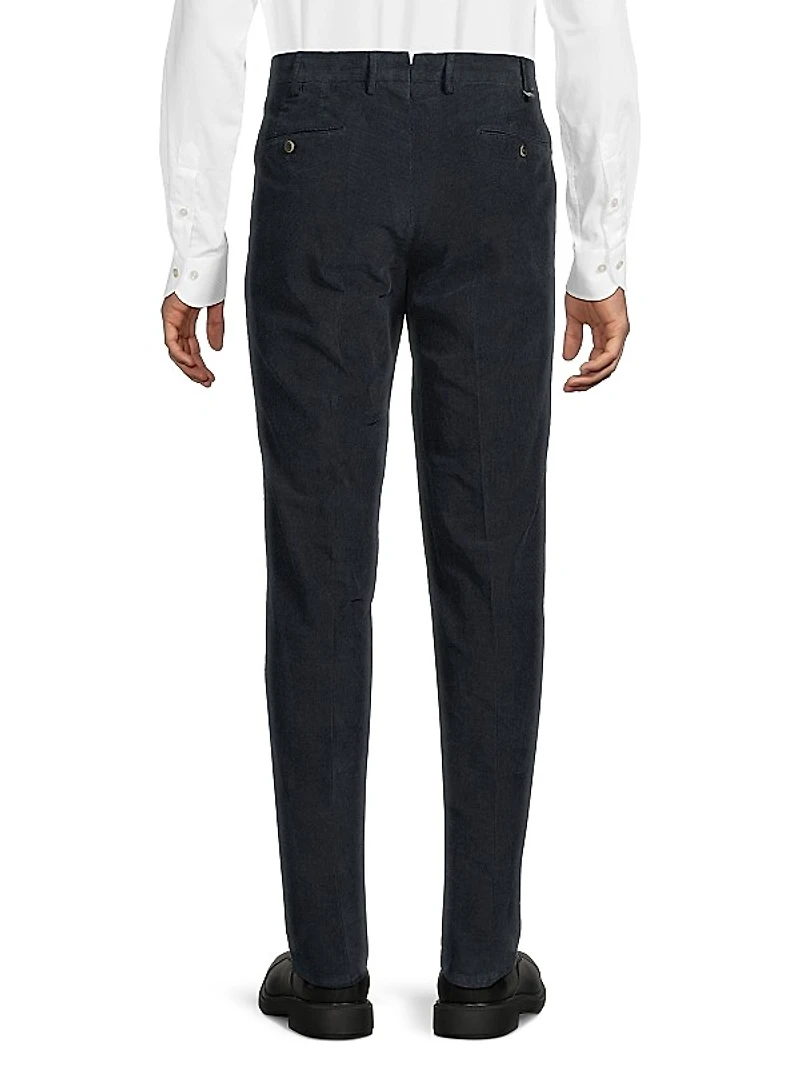 Micro Cord Slim Trousers