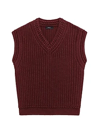 Textured Cotton Vest