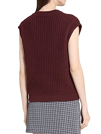 Textured Cotton Vest