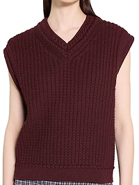 Textured Cotton Vest