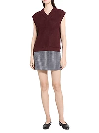 Textured Cotton Vest