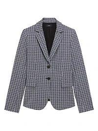 Carissa Slim-Fit Plaid Blazer