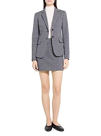 Carissa Slim-Fit Plaid Blazer