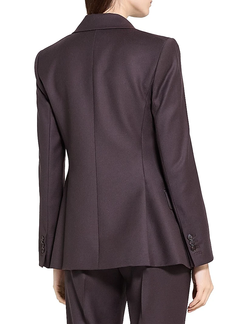 Lynnia Slim-Fit Wool Blazer