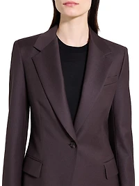 Lynnia Slim-Fit Wool Blazer