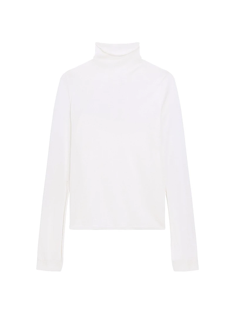Wool-Blend Turtleneck Sweater