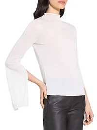 Wool-Blend Turtleneck Sweater