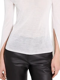 Wool-Blend Turtleneck Sweater
