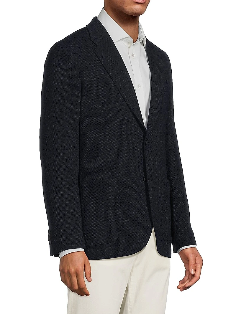 Tribute to Photography Wool Birdseye Jacket