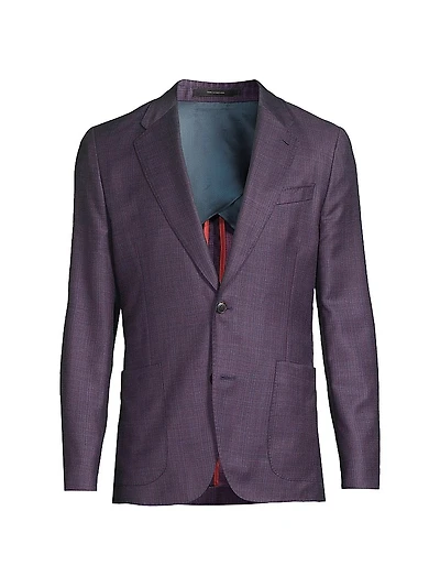 Tribute to Photography Wool Two-Button Jacket