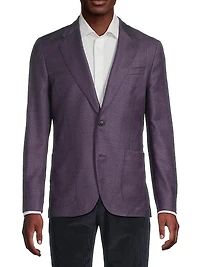 Tribute to Photography Wool Two-Button Jacket