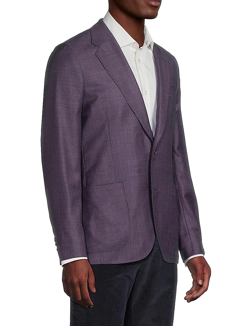 Tribute to Photography Wool Two-Button Jacket