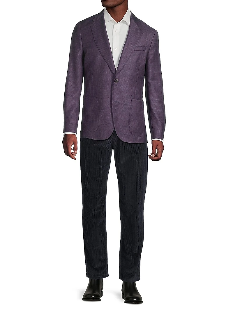 Tribute to Photography Wool Two-Button Jacket