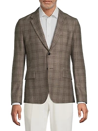 Tribute to Photography Check Wool Jacket