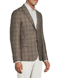 Tribute to Photography Check Wool Jacket