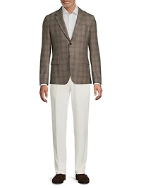 Tribute to Photography Check Wool Jacket