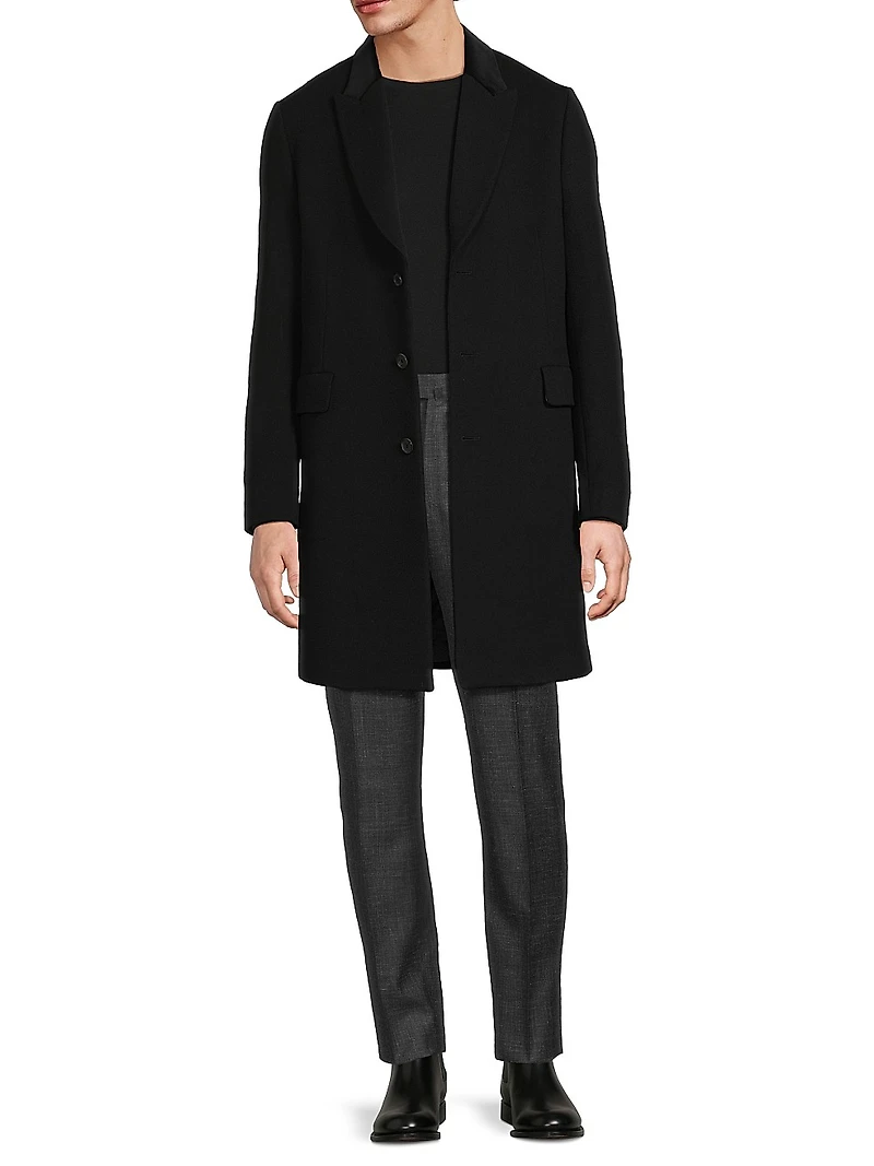 Tribute to Photography Wool-Cashmere Overcoat