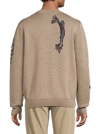Tribute to Photography Doodles Merino Wool Sweater