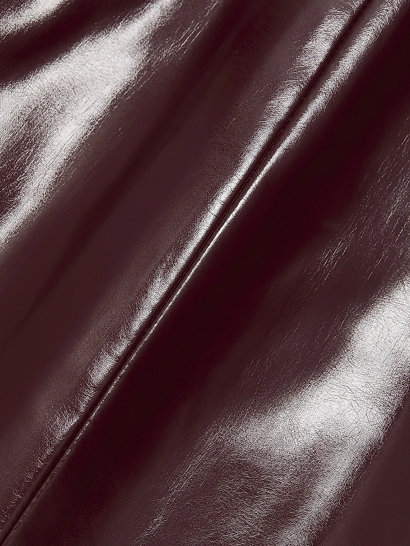 Knox Faux Leather Miniskirt