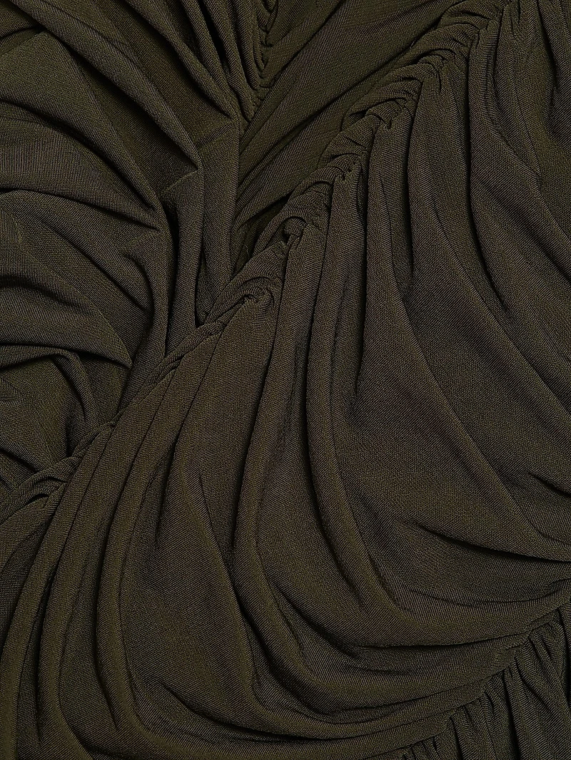 Lupine Ruched Body-Con Maxi Dress