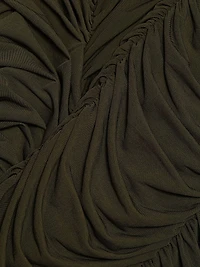 Lupine Ruched Body-Con Maxi Dress