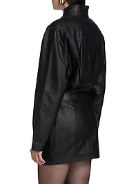 Maddix Faux-Leather Minidress