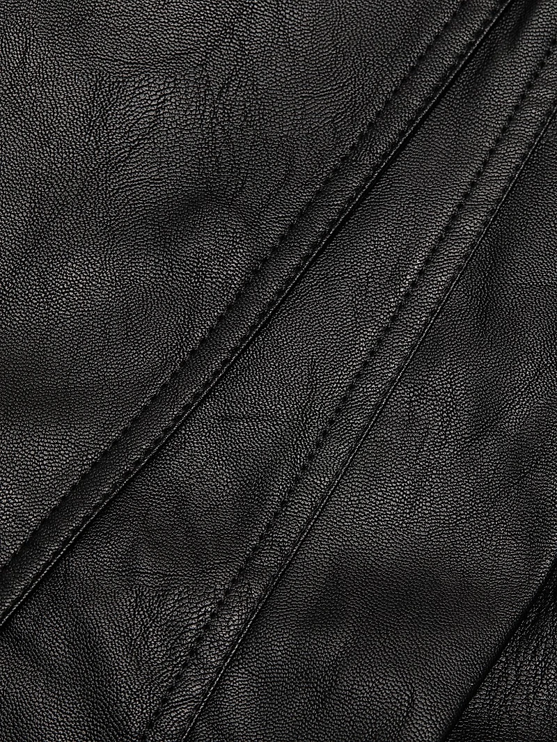 Maddix Faux-Leather Minidress