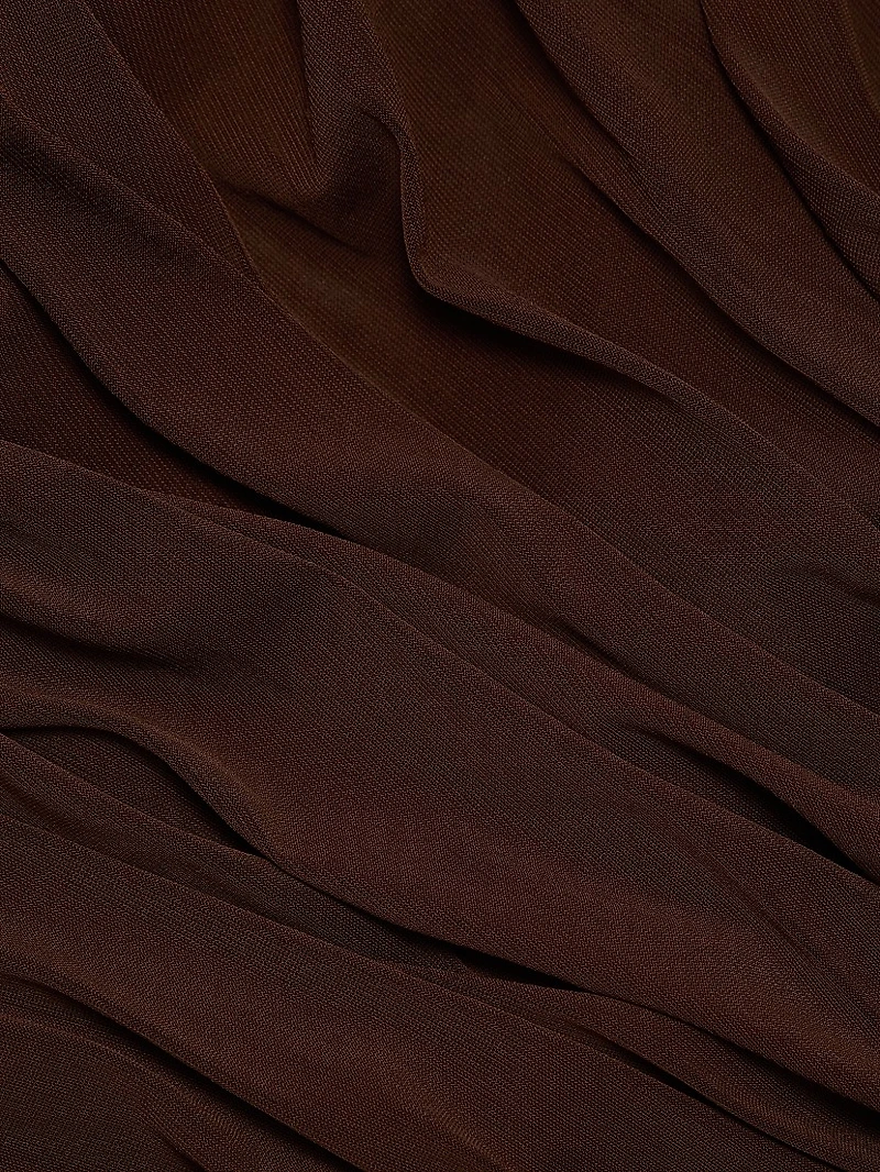 Sylvan One-Shoulder Jersey Midi-Dress