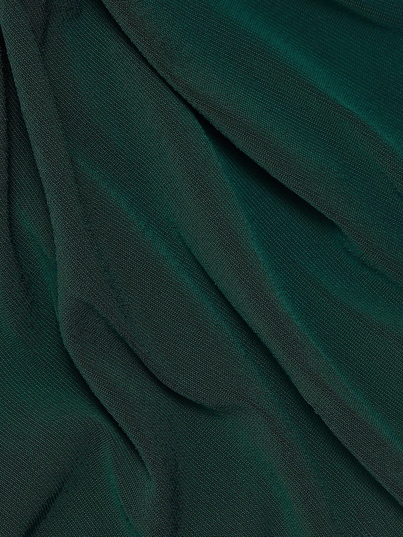 Scorpio Gathered Jersey Maxi Dress
