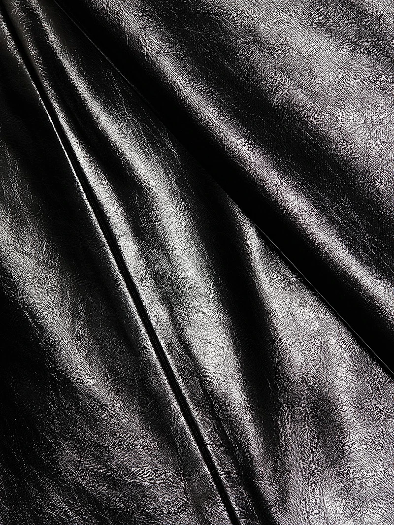 Knox Faux-Leather Miniskirt
