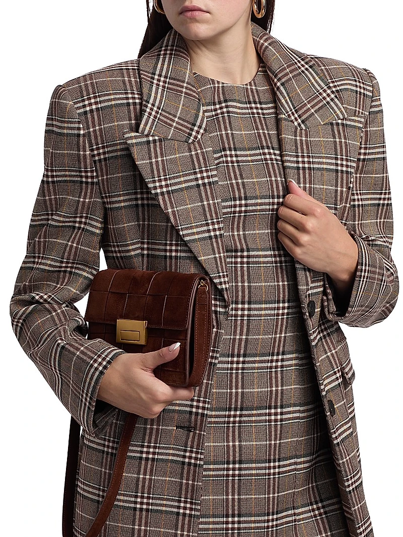 Sandrine Plaid Coat