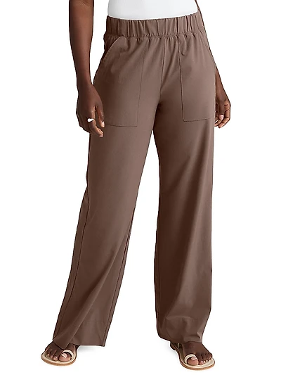Easy Wide-Leg Pants