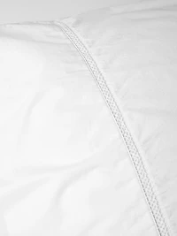Lattice Organic Percale Pillowcase Set